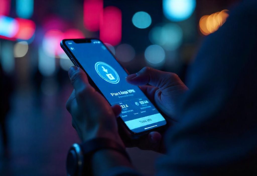 Mobile VPN for cryptocurrency protecting transactions and wallets from cyber threats.